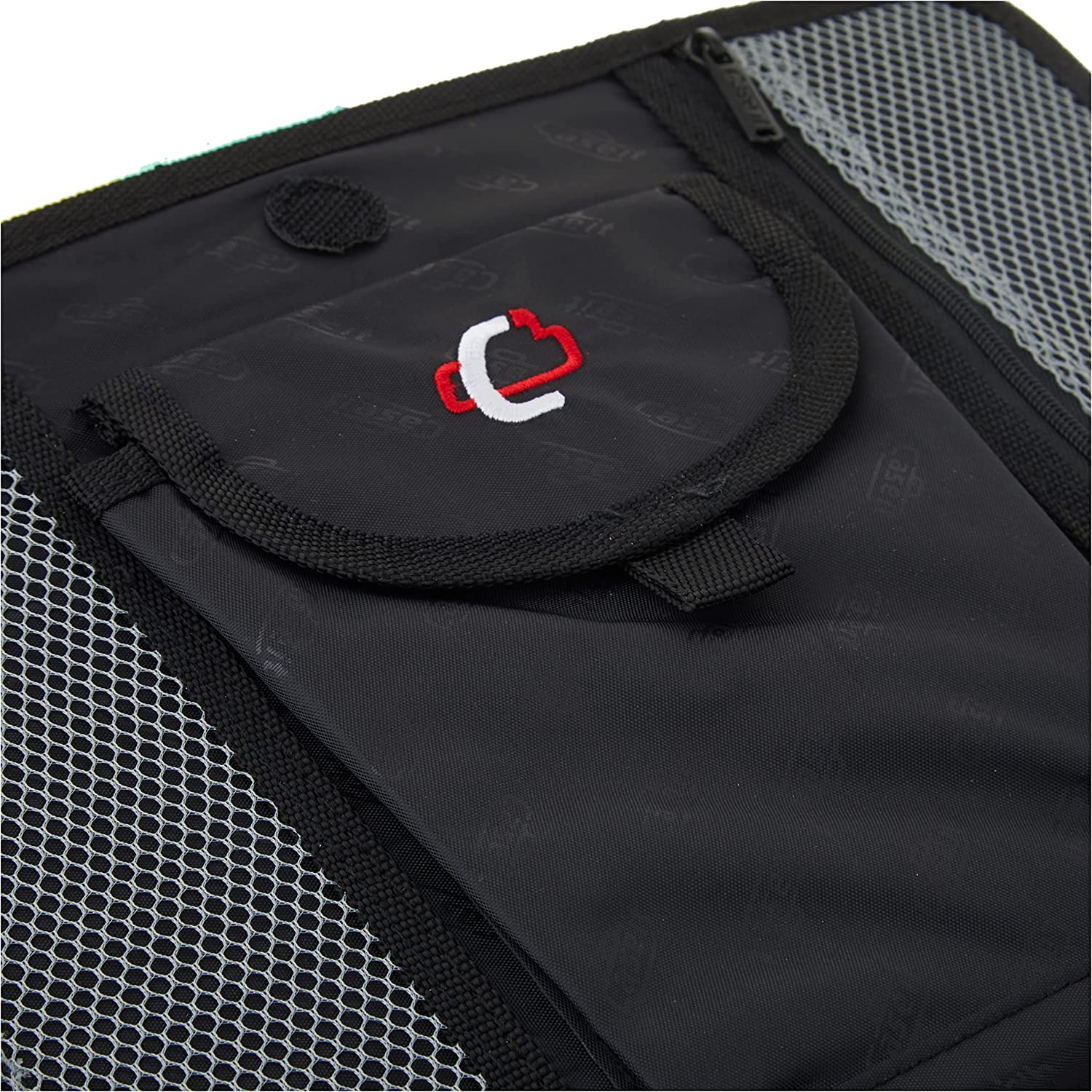 Case It 5-Tab Binder Accessory, 5-colored tabbed, 6 pocket expanding file, fits any standard 3 ring letter size binder, additional zippered mesh pockets for pen storage, ACC-21, Black - Image 6