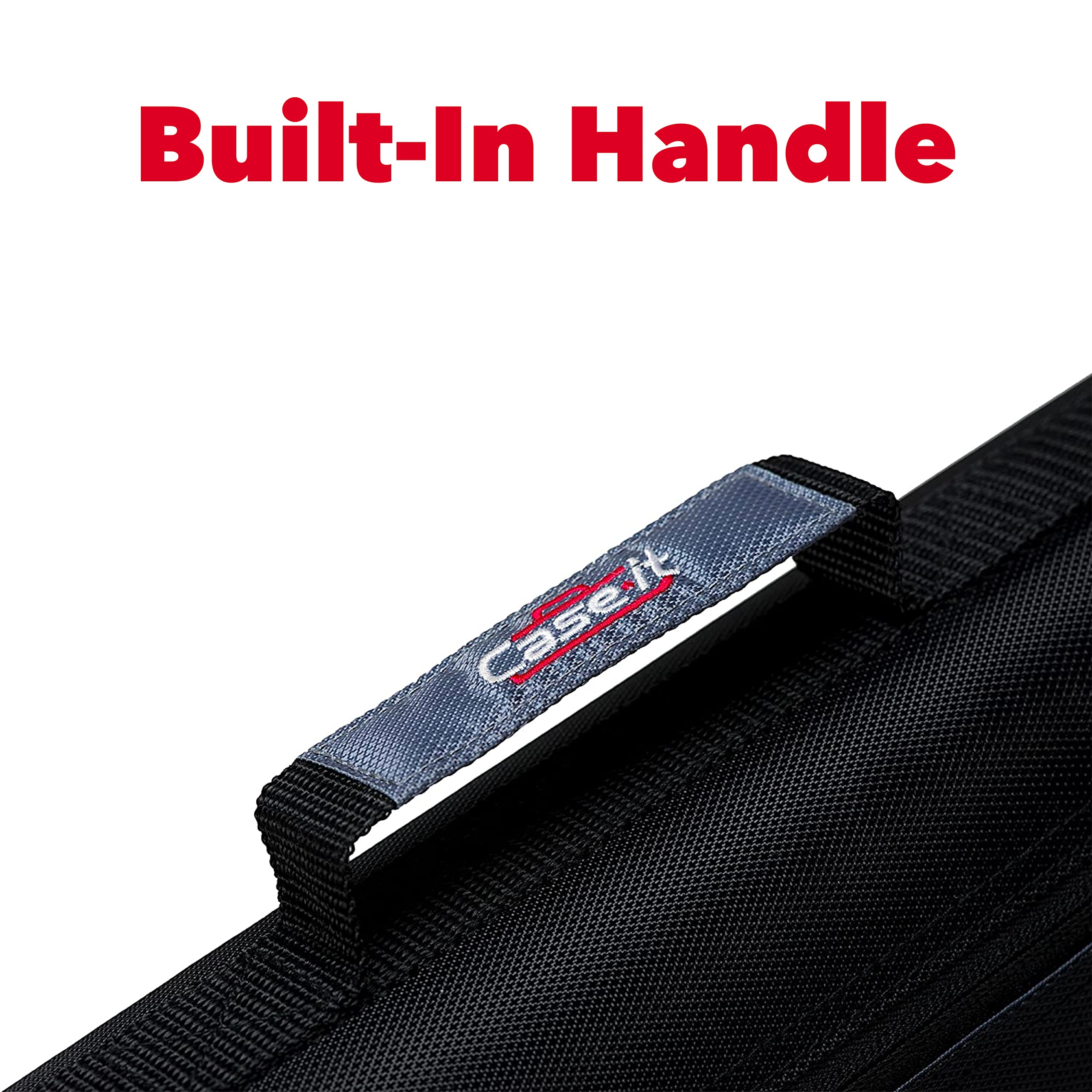 Case-it The Z Shape Zipper Binder - Two Binders in One - Double Sided 1.5 Inch D-Ring - Multiple Pockets - 500 Page Capacity - Comes with Shoulder Strap, Jet Black Z-176 - Image 7